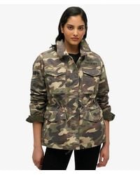 Superdry - & Co Embellished M65 Military Jacket - Lyst