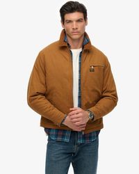 Superdry - Cotton Canvas Barn Jacket - Lyst