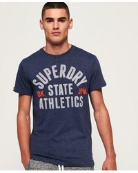 Superdry - All Work Heritage Classic T-Shirt Princedom Marl - Lyst