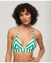 Superdry - Ladies Stripe Triangle Bikini Top - Lyst