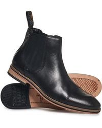 superdry leather boots