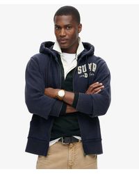 Superdry - & Co Vintage Athletic Zip Hoodie - Lyst