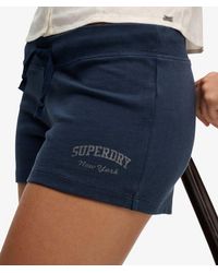 Superdry - & Co Athletic Essentials Jersey Script Shorts - Lyst