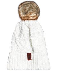 Superdry - Nebraska Cable Beanie Sparkle - Lyst