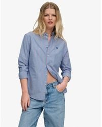 Superdry - Slim Oxford Button Down Long Sleeve Shirt - Lyst