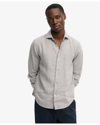 Superdry - & Co Riviera Long Sleeve Linen Shirt - Lyst