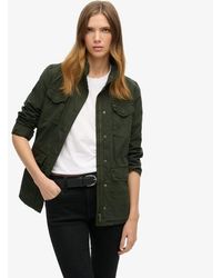 Superdry - & Co M65 Embellished Military Jacket - Lyst