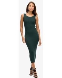 Superdry - & Co Backless Knitted Midi Dress - Lyst