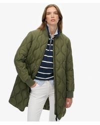 Superdry - & Co Long Quilted Liner Jacket - Lyst