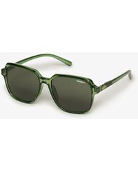 Superdry - Femme Lunettes De Soleil Carrées Overtaille Taille: 1Taille - Lyst