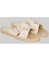 Superdry - & Co Espadrille Cross Strap Sliders - Lyst