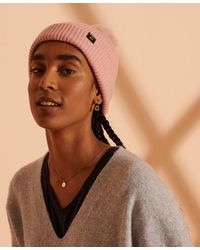 womens superdry beanie