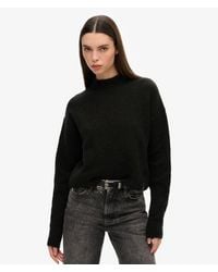 Superdry - & Co Vintage Essential Mock Neck Jumper - Lyst