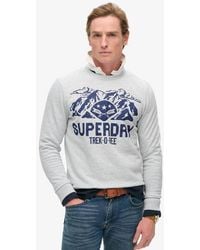 Superdry - & Co Outdoors Sweatshirt Met Ronde Hals En Print - Lyst