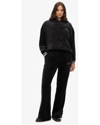 Superdry - & Co Country Club Velour Straight joggers - Lyst