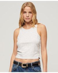 Superdry - Uperdry Ruched Tank Top - Lyst