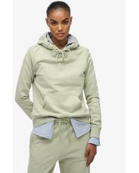 Superdry - Femme Sweat À Capuche Et Logo Brodé Essential Taille - Lyst