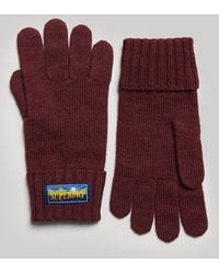 Superdry - & Co Wool Blend Radar Gloves - Lyst