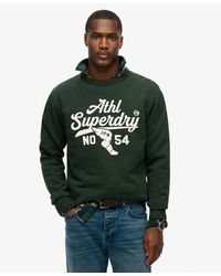 Superdry - Athletic Sweatshirt Met Relaxte Pasvorm - Lyst