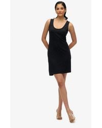 Superdry - Mouwloze Mini Jurk - Lyst