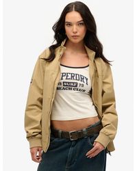 Superdry - Oversized Nylon Harrington Jacket - Lyst
