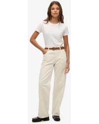 Superdry - & Co Mid Rise Wide Leg Jeans - Lyst