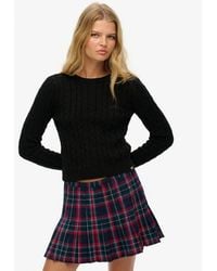 Superdry - & Co Essentials Slim Cable Jumper - Lyst
