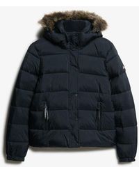 Superdry - & Co Hooded Mid Layer Short Jacket - Lyst