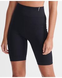 Sport Pantalones cortos holgados Cooling de Superdry de color Gris Mujer Ropa de Shorts de Minishorts 