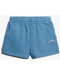 Superdry - & Co Essential Logo Garment Dye Shorts - Lyst