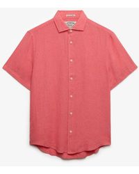Superdry - & Co Riviera Short Sleeve Linen Shirt - Lyst
