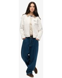 Superdry - & Co Cord Collar Barn Jacket - Lyst