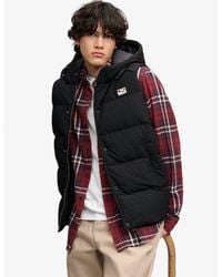 Superdry - Hooded Short Everest Gilet - Lyst
