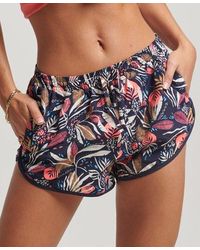 Superdry - Printed Beach Shorts - Lyst