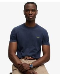 Superdry - & Co Essential Stacked Logo Embroidered T-shirt - Lyst