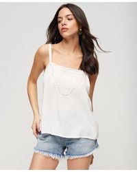 Superdry - Embroidered Cami Top - Lyst