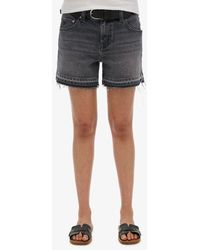 Superdry - & Co Mid Rise Cut Off Shorts - Lyst