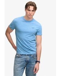 Superdry - & Co Essential Serif Logo Embroidered T-shirt - Lyst