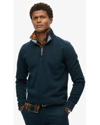 Superdry - & Co Core Pique Half Zip Sweatshirt - Lyst