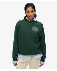Superdry - Lo-Fi Outdoor Mono Loose Crew Sweatshirt - Lyst