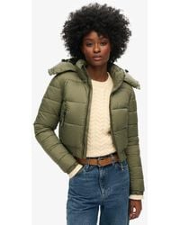 Superdry - Korte Fuji Jas Met Capuchon - Lyst
