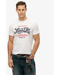 Superdry - Perfect Fit Script T-shirt - Lyst
