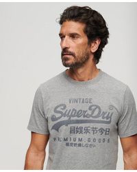 Superdry - T-shirt classic heritage - Lyst