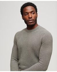 Superdry - Textured Crew Knitted Jumper - Lyst