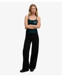 Superdry - & Co Mid Rise baggy Chino - Lyst