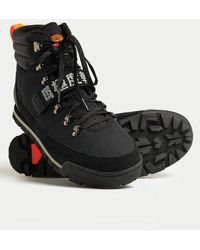 superdry black boots