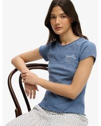 Superdry - & Co Athletic Essentials Slub Graphic T-shirt - Lyst