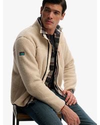 Superdry - & Co Outdoor Sherpa Fleece Jacket - Lyst