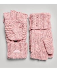 Superdry - & Co Classic Cable Knit Gloves - Lyst