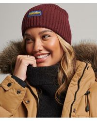 Superdry - Wool Blend Radar Beanie - Lyst
